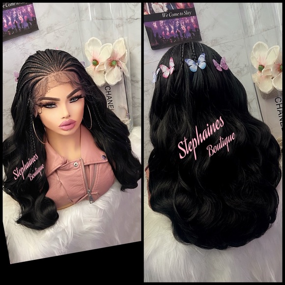 Human Hair Blended Lace Front Wig